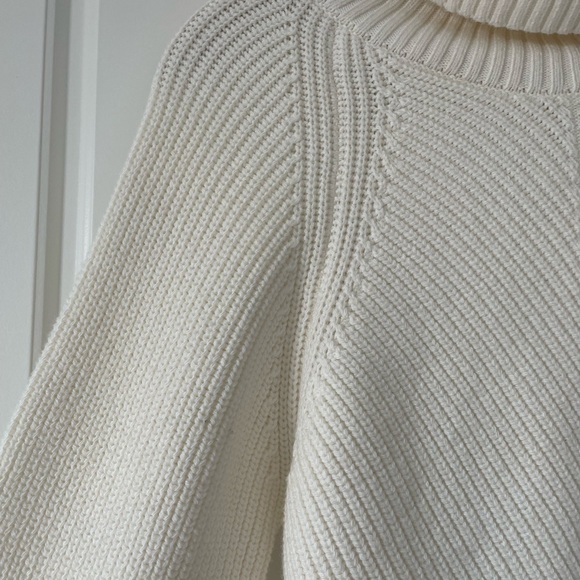 Anthropologie Cream Turtleneck Sweater - Picture 4 of 4